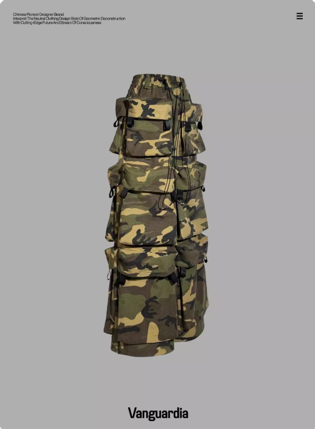 Vanguardia  camouflage loose multi-pocket overalls paratrooper pants