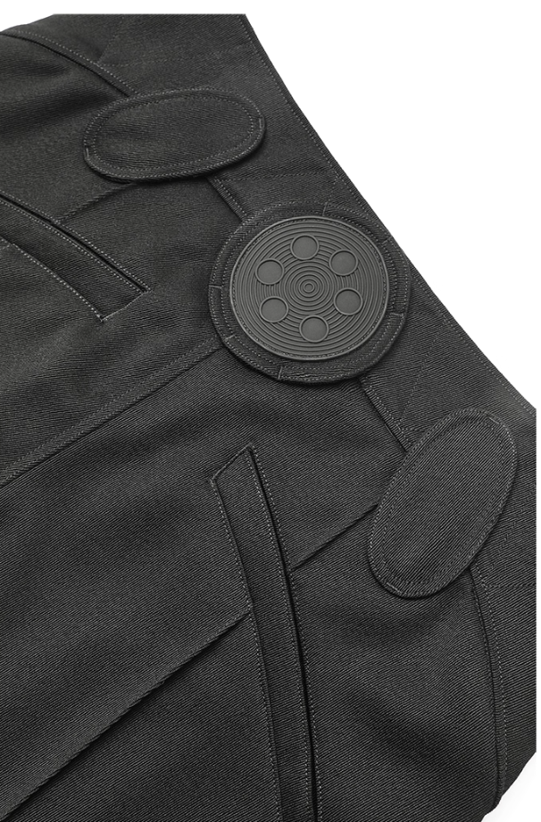 NUTEMPEROR Quip Project 025 wool  waist loose trousers