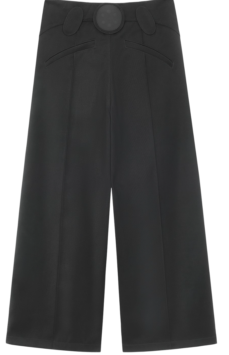 NUTEMPEROR Quip Project 025 wool  waist loose trousers