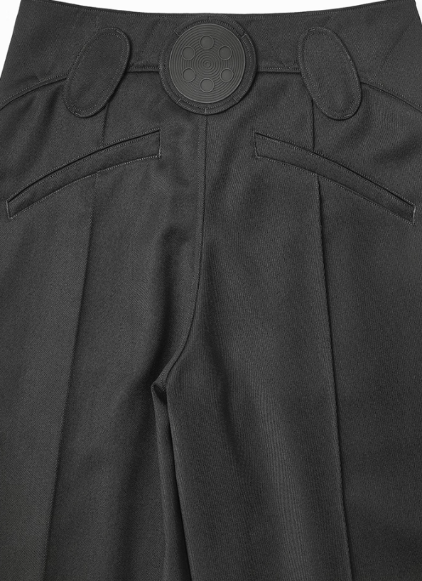 NUTEMPEROR Quip Project 025 wool  waist loose trousers