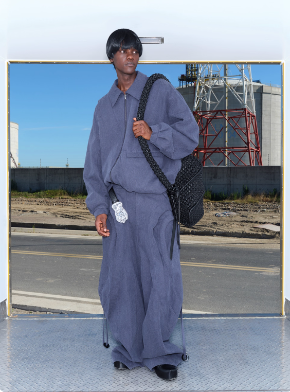 NUTEMPEROR Quip Project 035 thick woolen suspender jacket