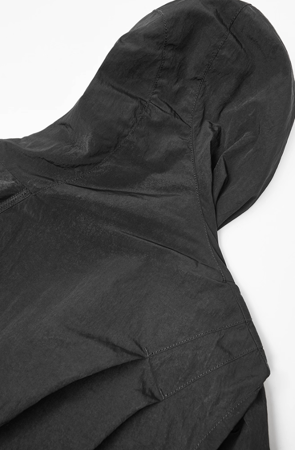 NUTEMPEROR Quip Project 014 cropped hooded sweatshirt jacket