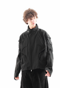54A0-EP01 Pleated Armor Motorcycle Jacket