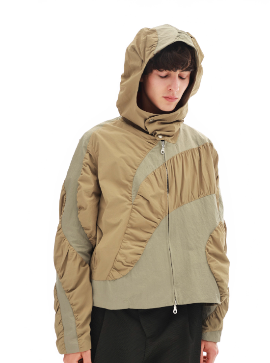 54A0-EP01 Spiral Pleated Jacket