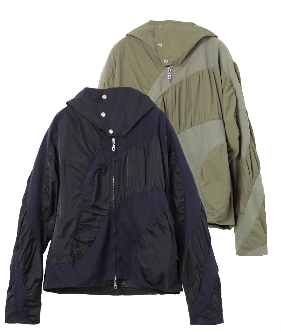 54A0-EP01 Spiral Pleated Jacket