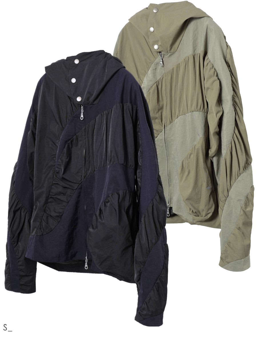 54A0-EP01 Spiral Pleated Jacket