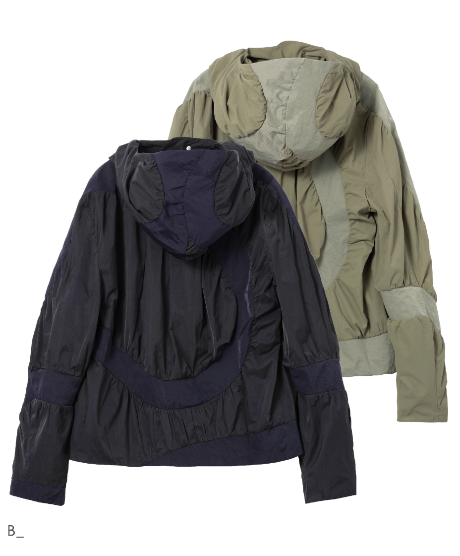 54A0-EP01 Spiral Pleated Jacket
