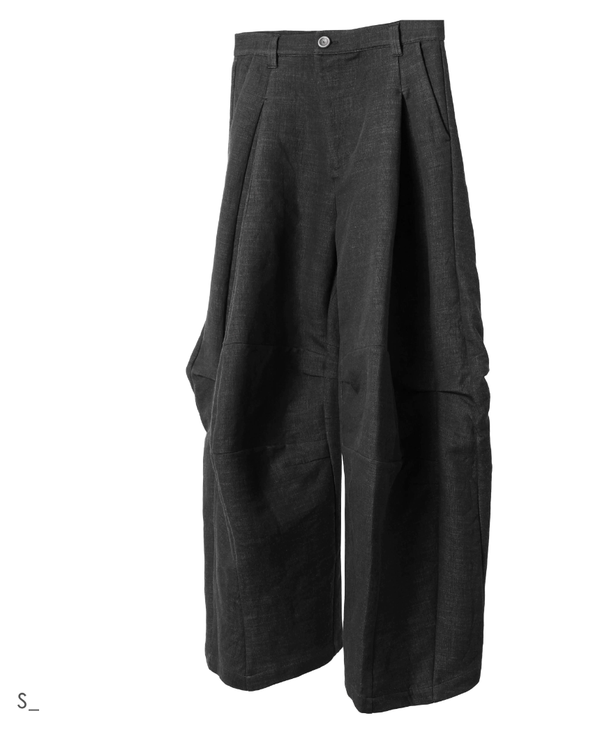 54A0-EP01 Knee-side Star-shaped Pointed Leg Pants