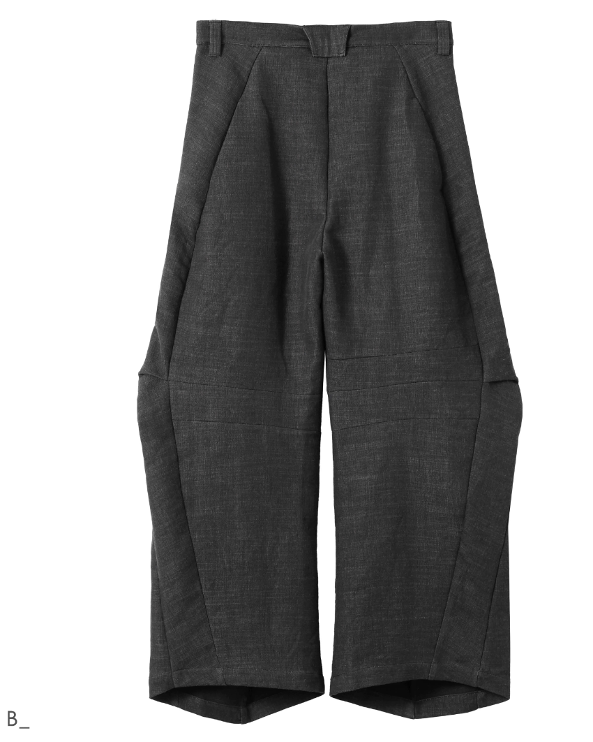54A0-EP01 Knee-side Star-shaped Pointed Leg Pants