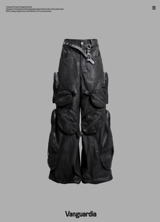 Vanguardia  Multi-Pocket Cargo Pants