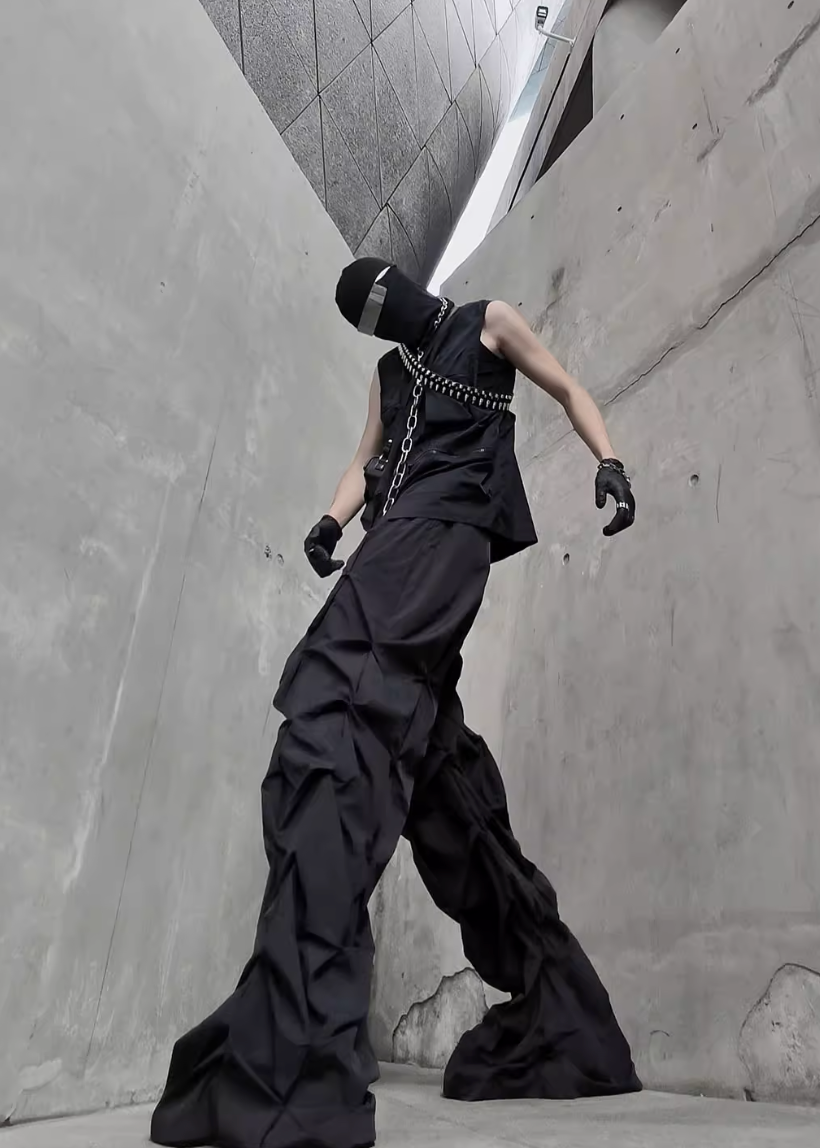 Vanguardia Twisted Wide-Leg   Pants