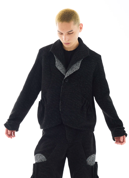 54A0 Umbrella Teeth Suit Jacket