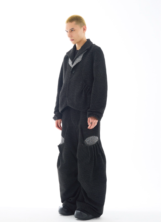 54A0 Umbrella Teeth Suit Jacket