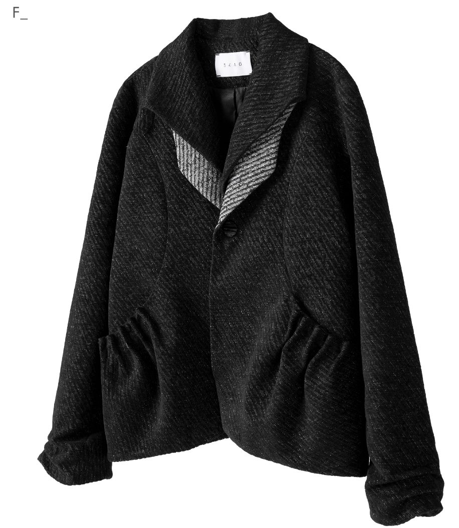 54A0 Umbrella Teeth Suit Jacket