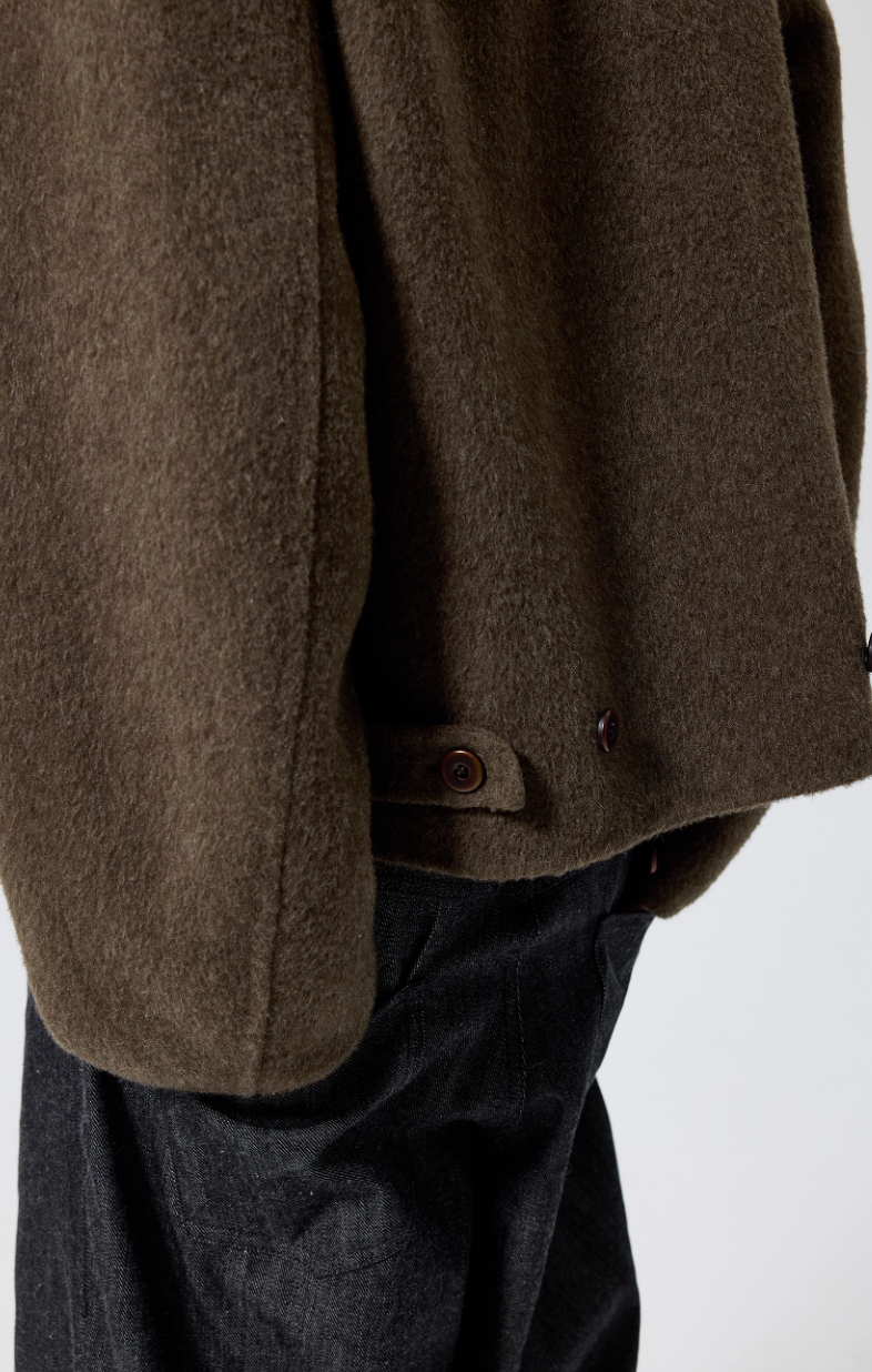 Simple Project Wool Harrington Jacket