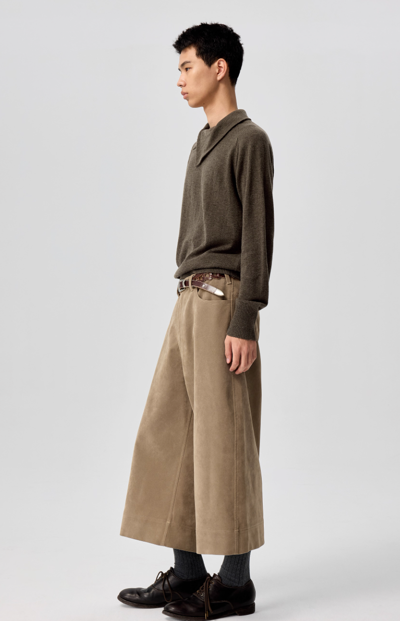 Simple Project Suede Shorts