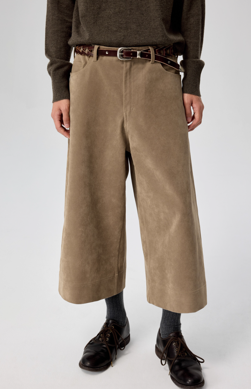 Simple Project Suede Shorts