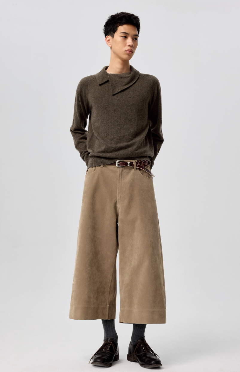 Simple Project Suede Shorts