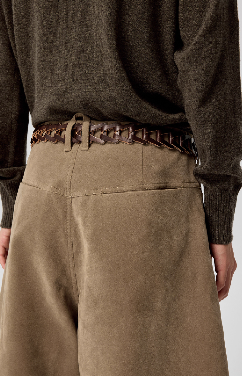 Simple Project Suede Shorts