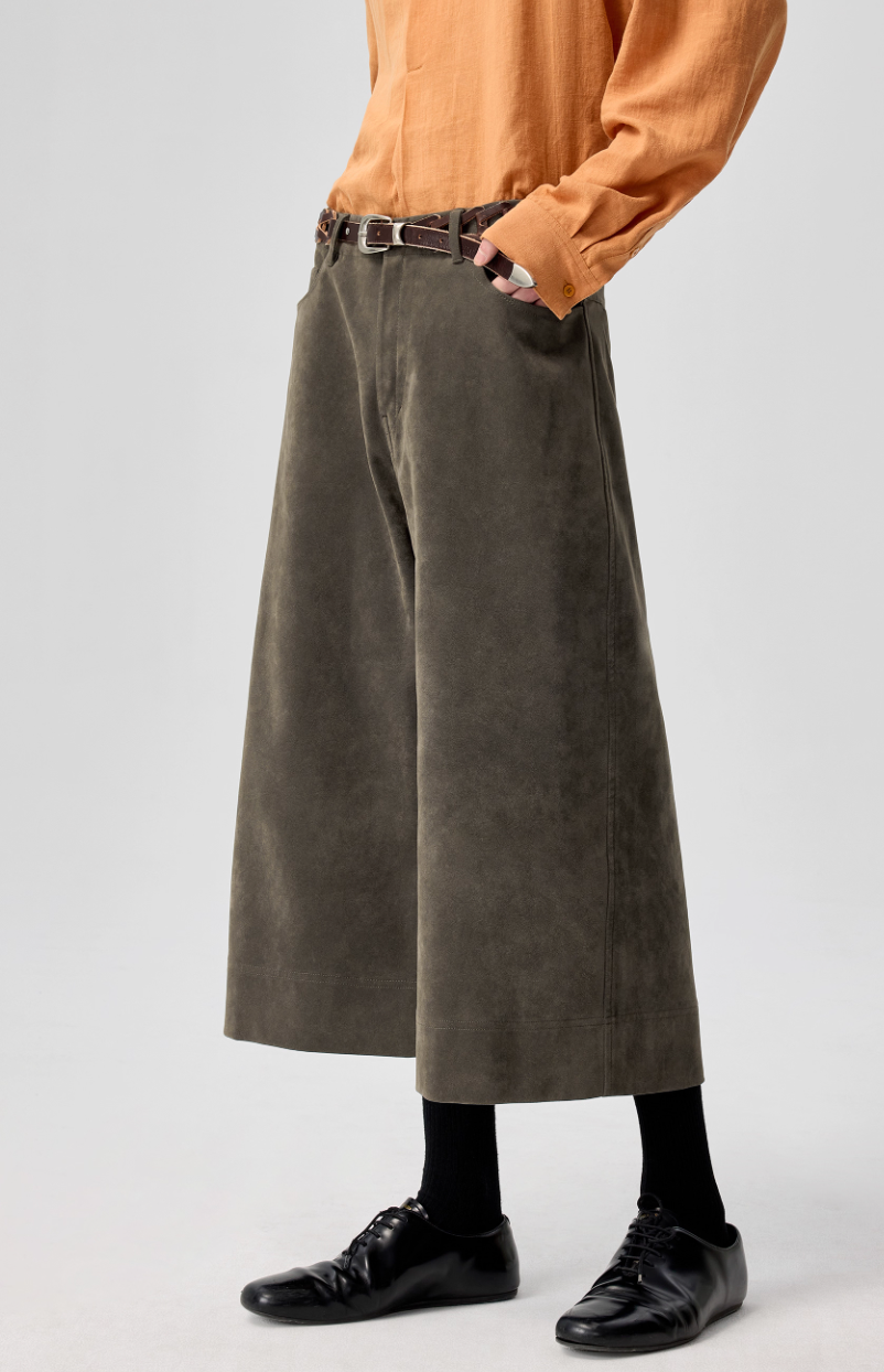 Simple Project Suede Shorts