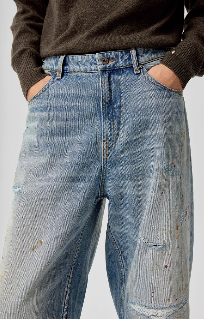 Simple Project Blued Ditressed Jeans