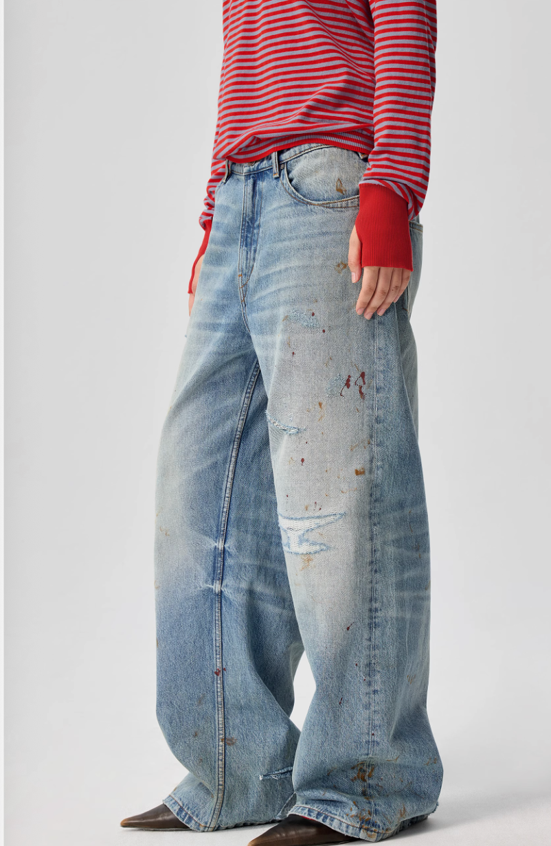 Simple Project Blued Ditressed Jeans