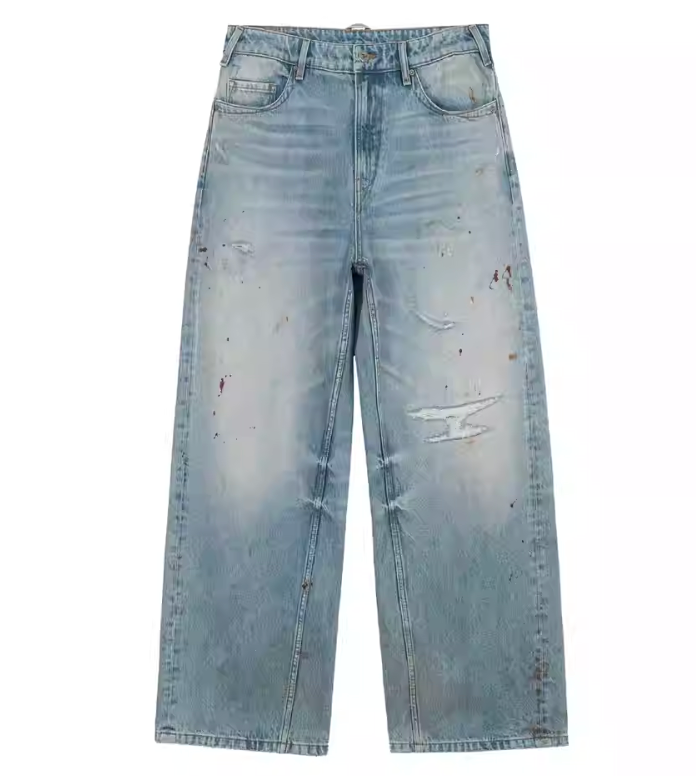 Simple Project Blued Ditressed Jeans