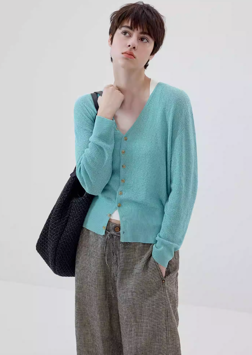 Simple Project Linen Cardigan