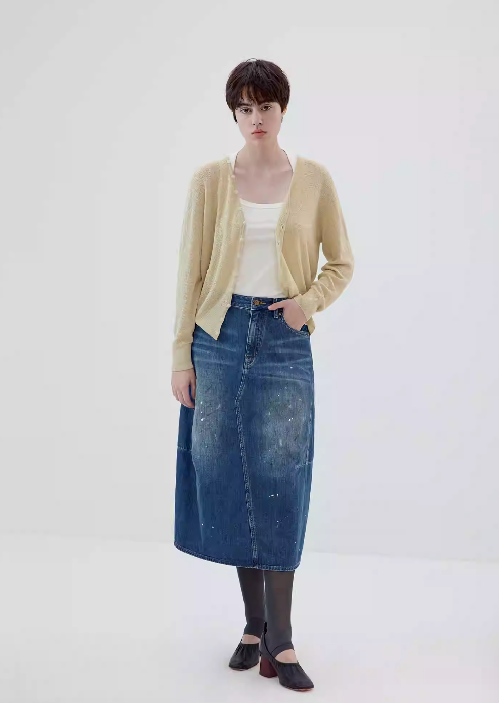 Simple Project Linen Cardigan