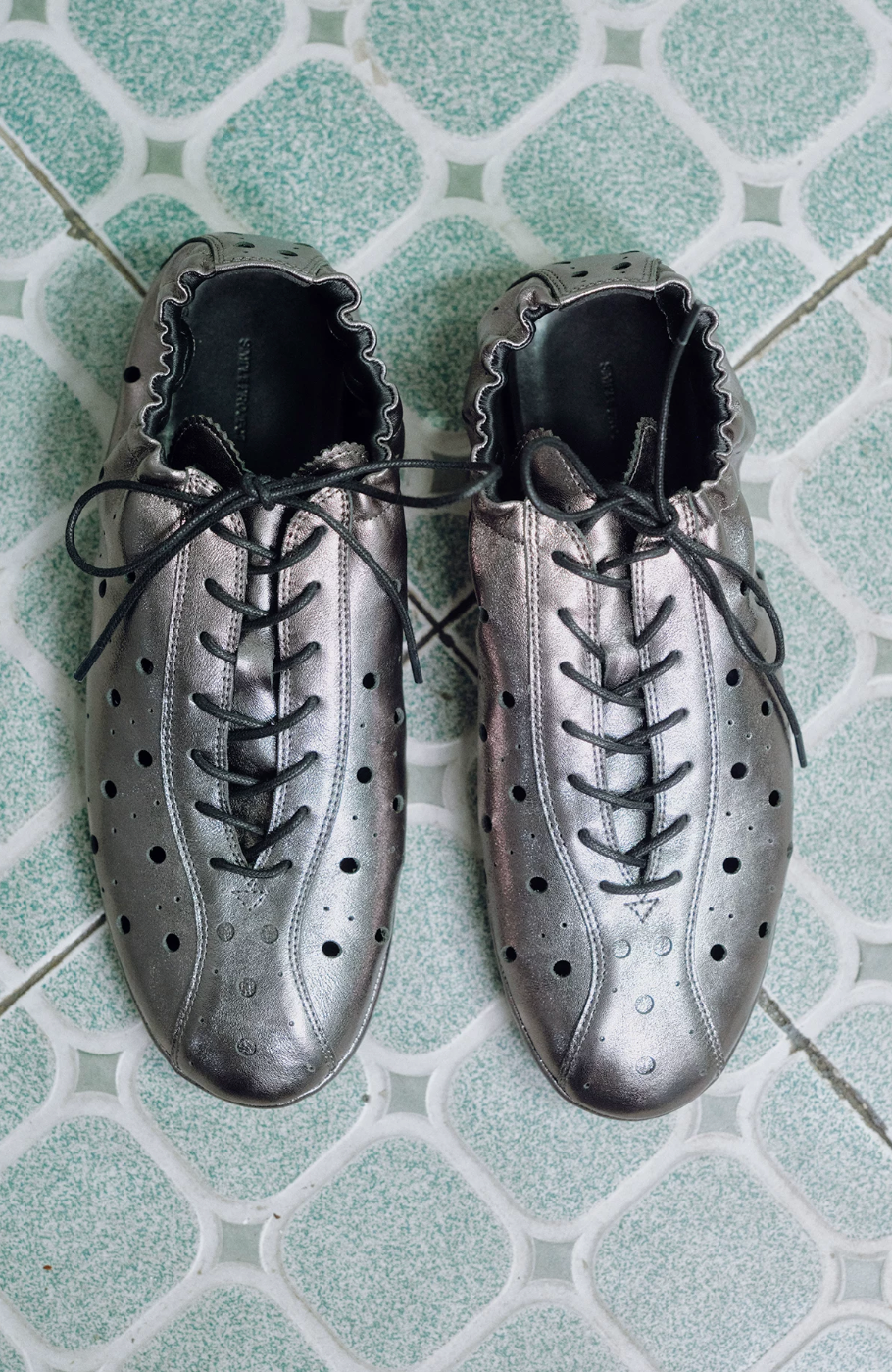 Simple Project Riding Leather Shoes
