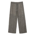 Simple Project Plaid Linen Trousers