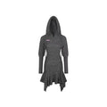 Nodress Black and White Striped Hooded Knit Dress Fall/Winter 2025 New Slim Fit Long Knit Skirt