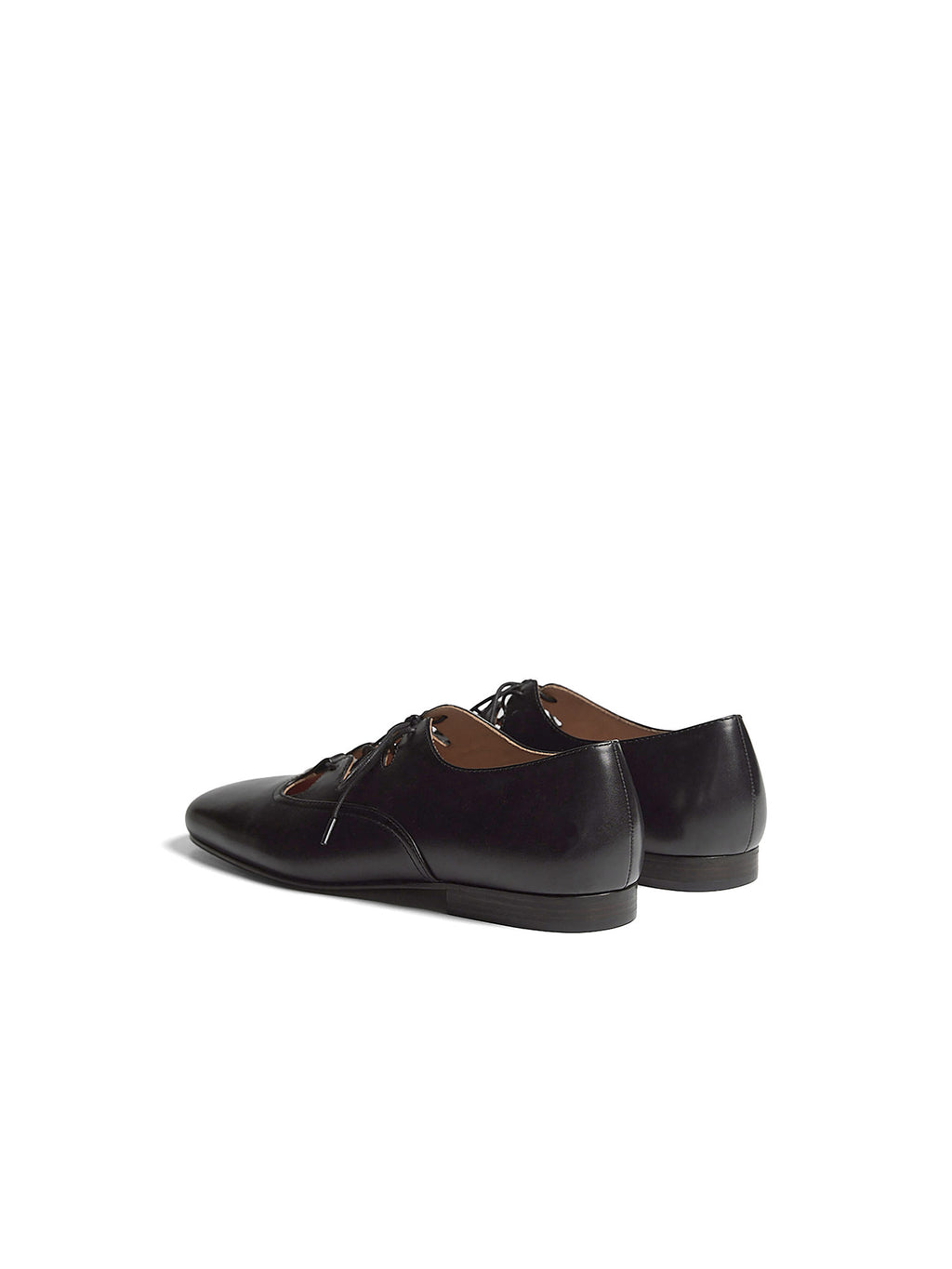 Simple Project Ballet-style Leather Shoes
